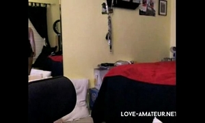 Nerd legal age teenager with breathtaking body on webcam - love-amateur.net
