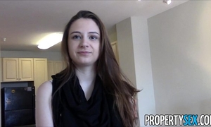 Propertysex - juvenile real estate agent with large natural mambos homemade sex