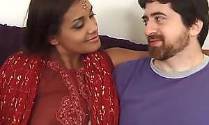 Numero uno Wife Shriya Aunty Fucking Her Stepbrother and his Join up - Visible Hindi Audio