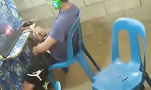 Pinoy schoolboy jerking off @ Internet cafe
