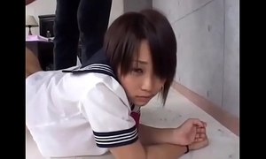 Japanese schoolgirl gazoo grope